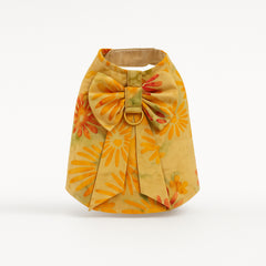 Floral yellow with Bow - Elegance and Style in Every Step