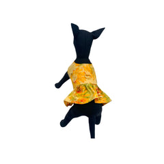 Elegant Tie-Dye Vest with Skirt