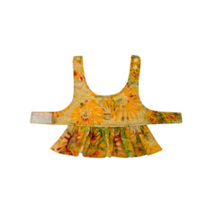 Elegant Tie-Dye Vest with Skirt