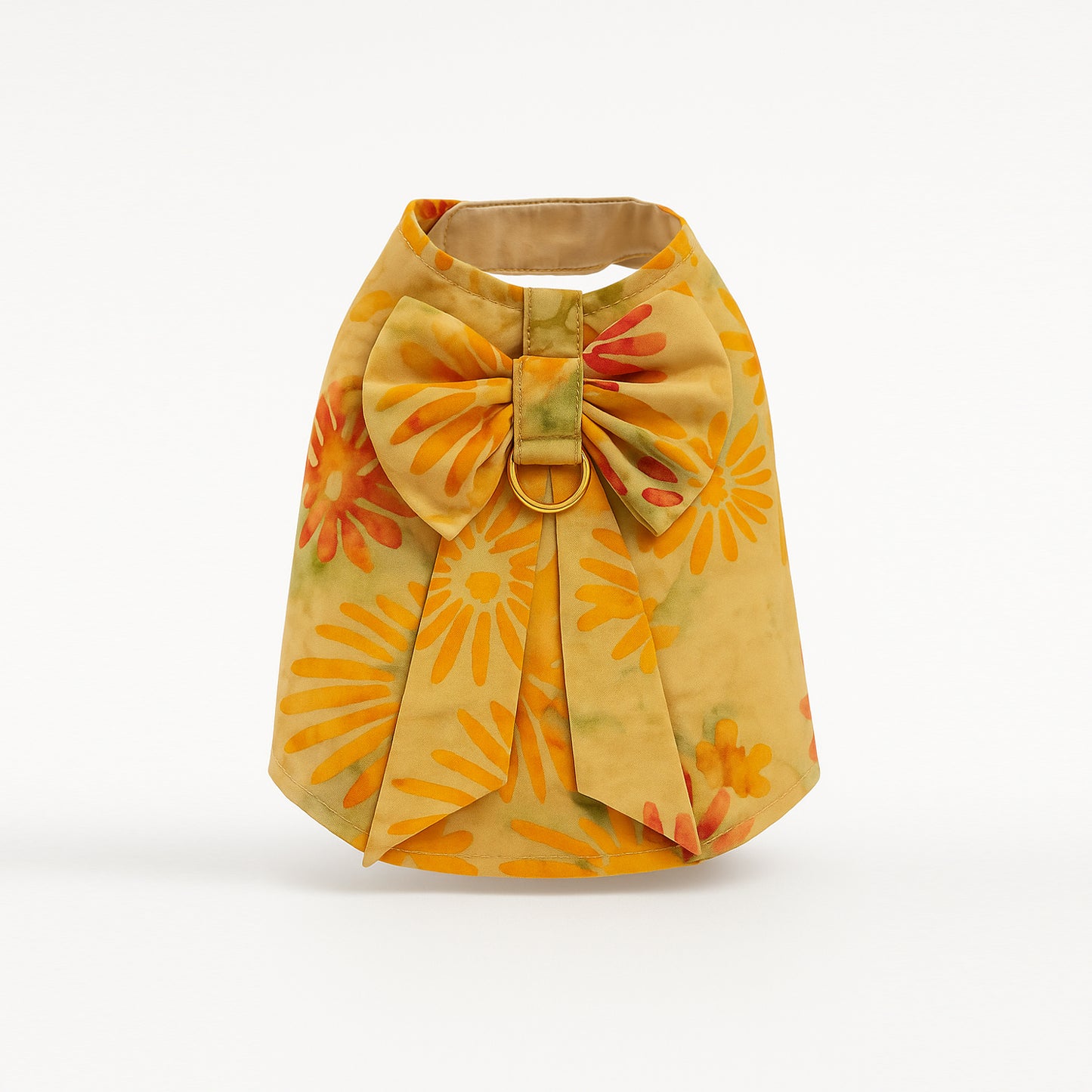 Floral yellow with Bow - Elegance and Style in Every Step