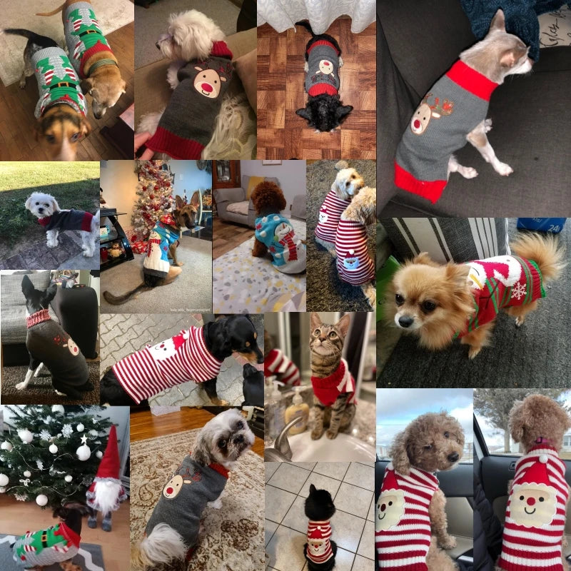 Christmas Knitted Sweater for Dogs