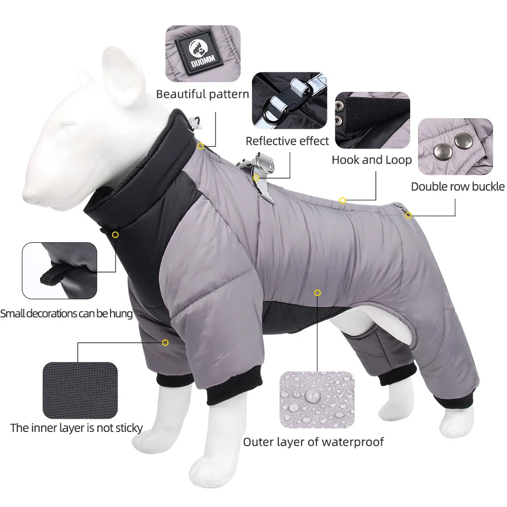 Thick Waterproof Dog Jacket