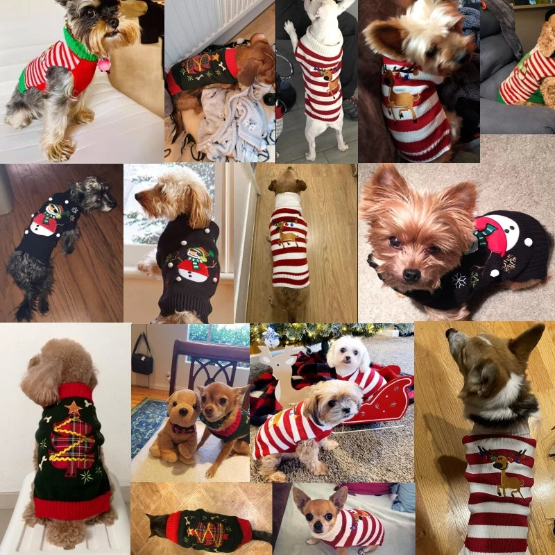 Christmas Knitted Sweater for Dogs