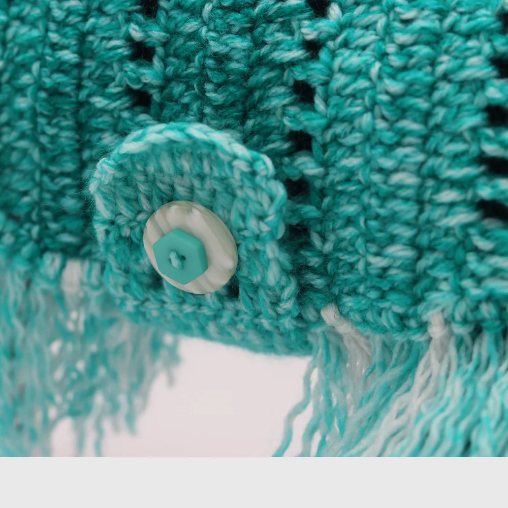Handmade Crochet Ruana Winter Clothing