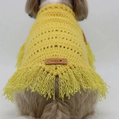 Handmade Crochet Ruana Winter Clothing