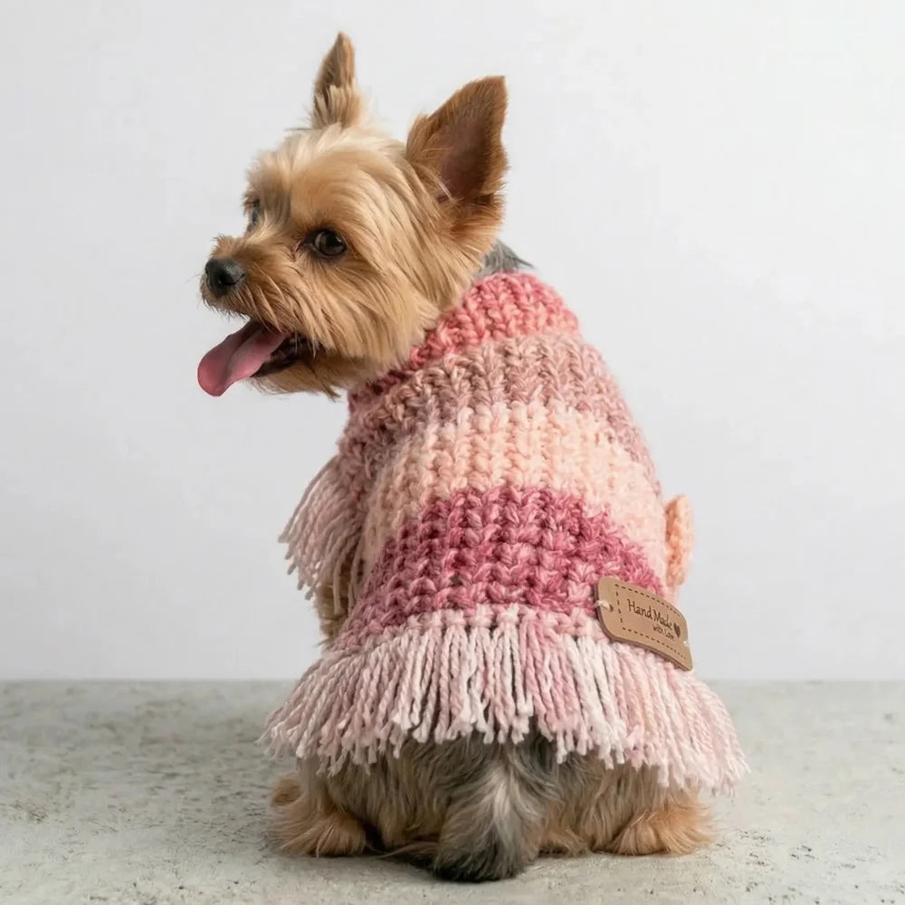 Handmade Crochet Ruana Winter Clothing