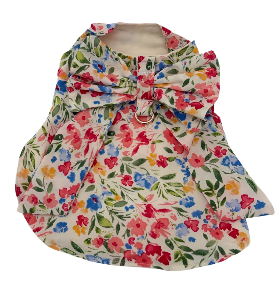 Floral Dress with Bow - Elegance and Style in Every Step